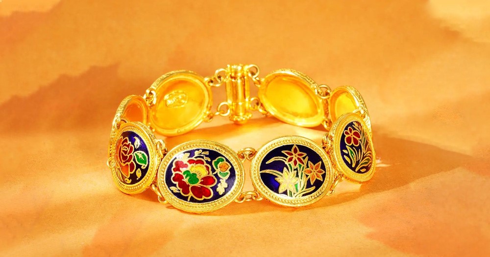 Iran Gold Enamel Work