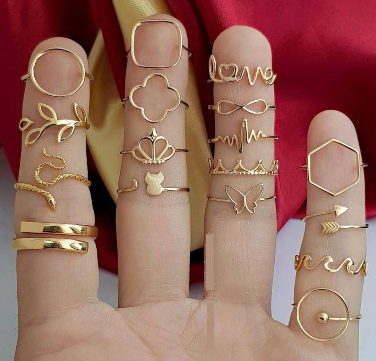 Minimalist Iranian Gold and Silver Jewelry