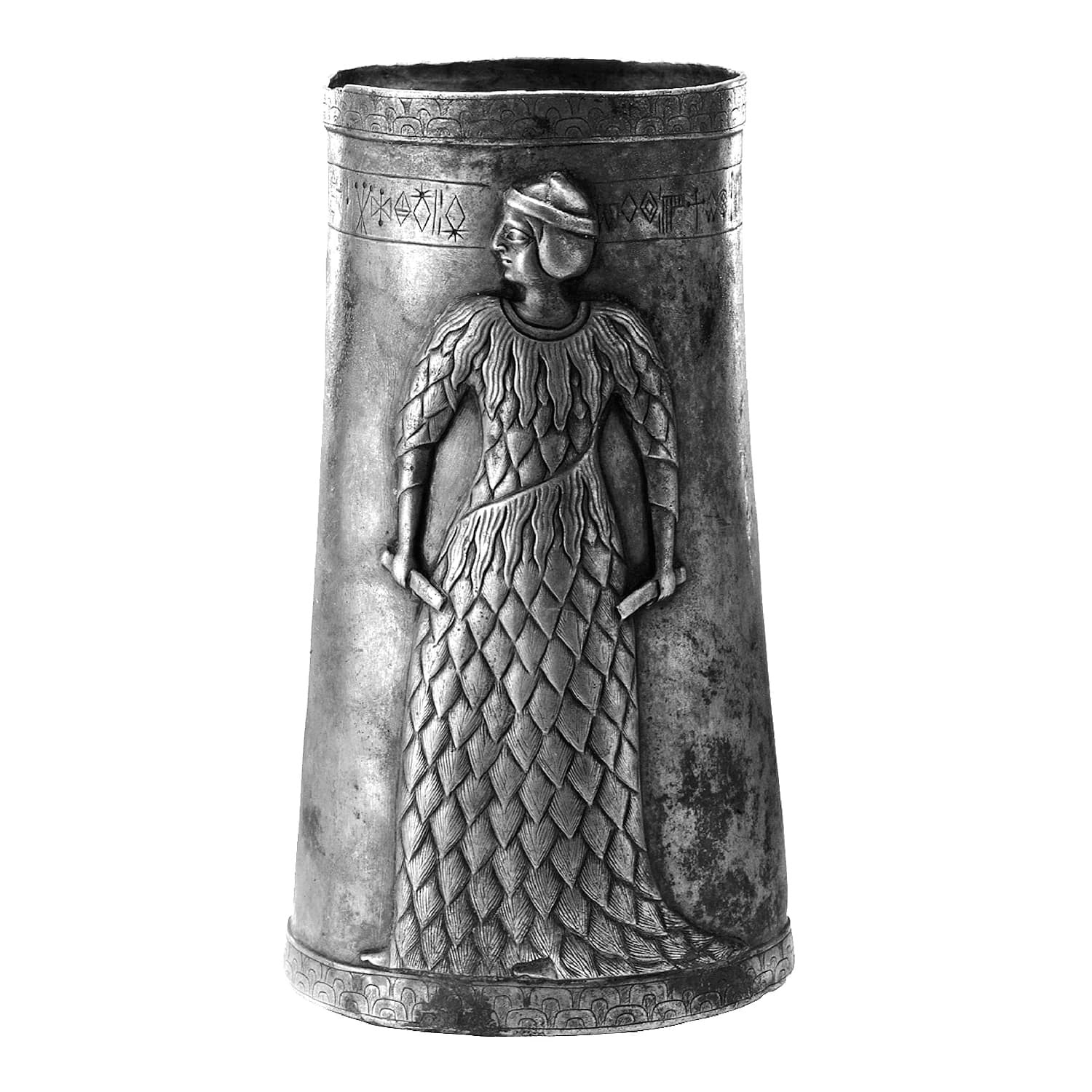 Old Elamite silver cup