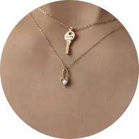 Women Iranian Gold Necklace